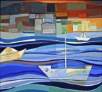 Sea, Oil on Canvas 65x60cm, 2006